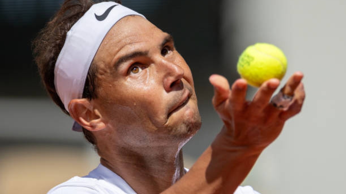 Rafael Nadal en Roland Garros 2024. Foto: Getty