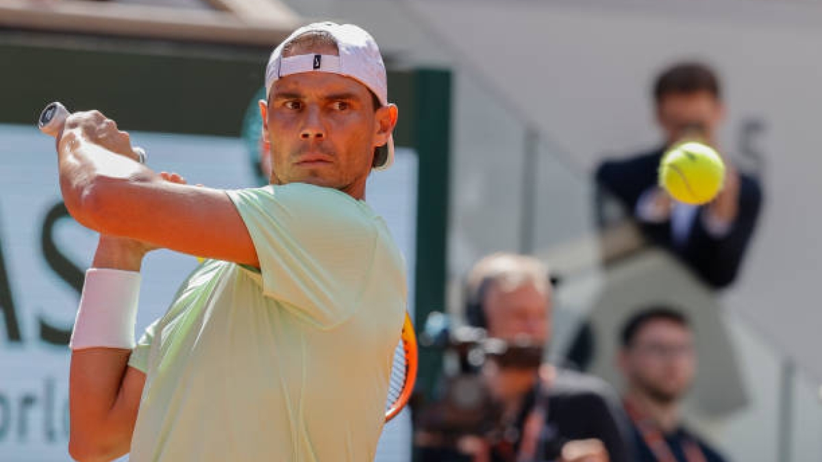 Rafael Nadal en Roland Garros 2024. Foto: Getty