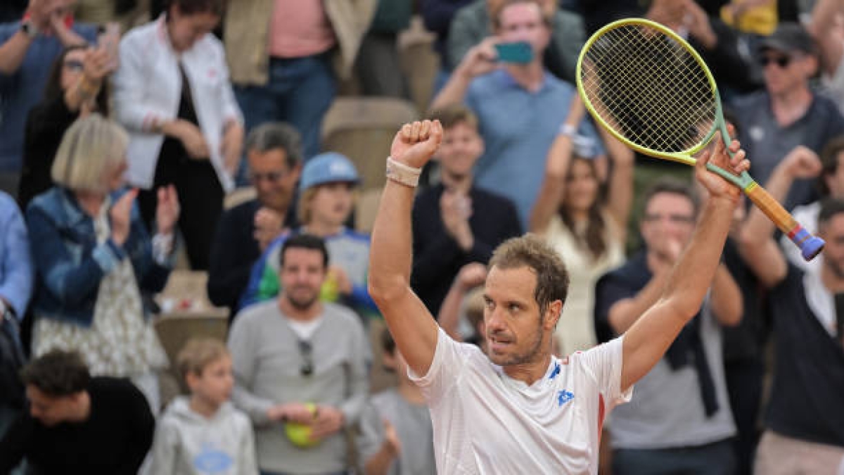Richard Gasquet, en Roland Garros 2024. Foto: gettyimages