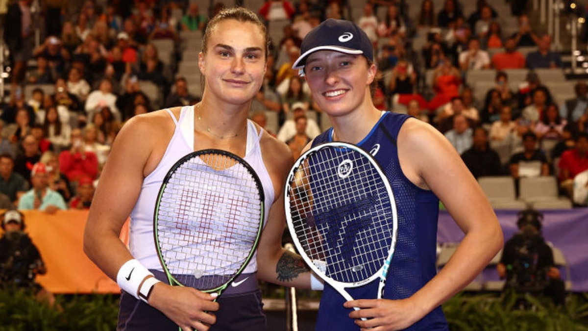 Aryna Sabalenka e Iga Swiatek.