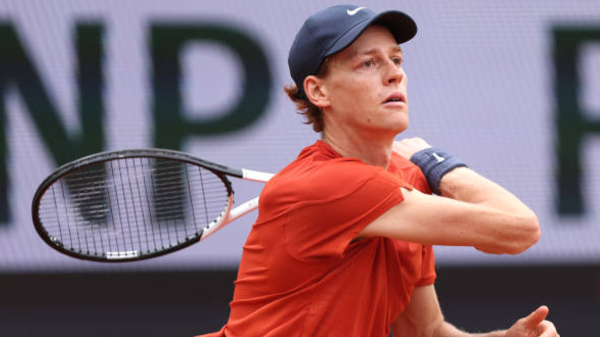 Jannik Sinner en Roland Garros 2024. Foto: getty