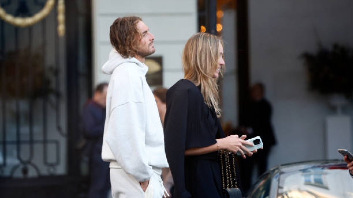 Tsitsipas, amor con Badosa. Foto: gettyimages