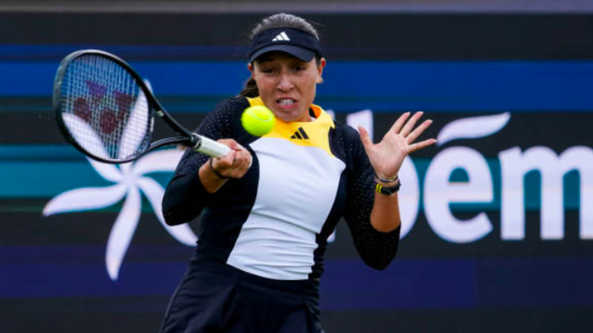 Jessica Pegula en la gira de hierba. Fuente: Getty