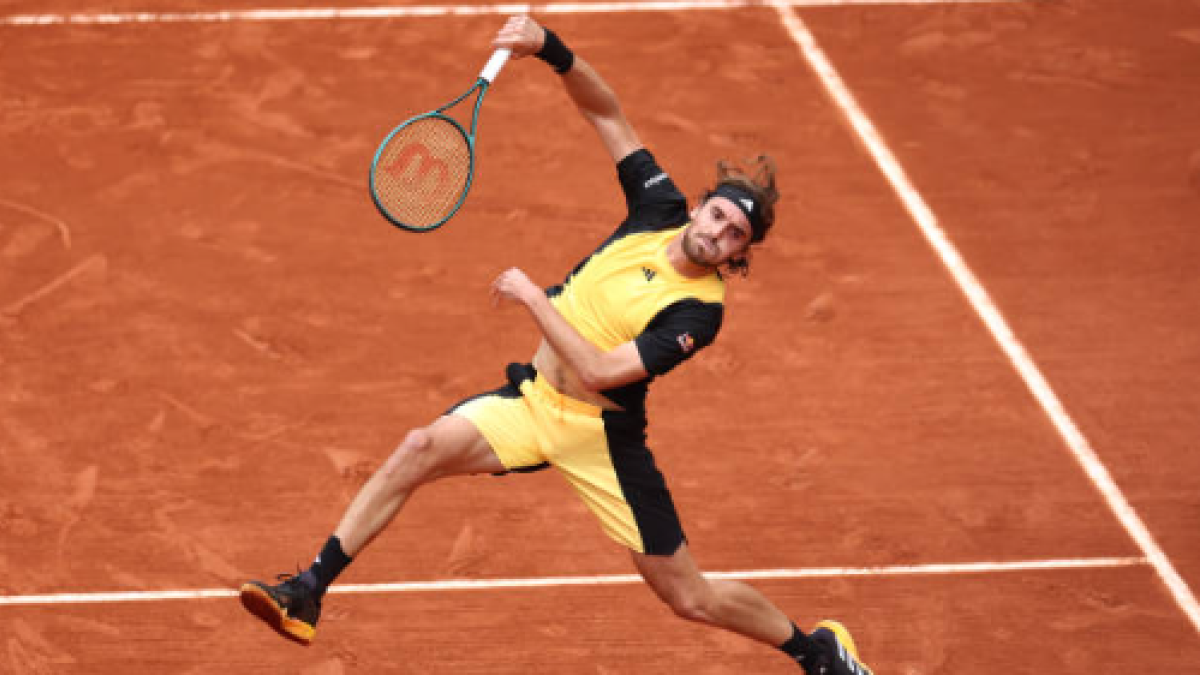 Un sólido Tsitsipas remonta a Arnaldi para volver a los cuartos de final. Foto: Gettyimages