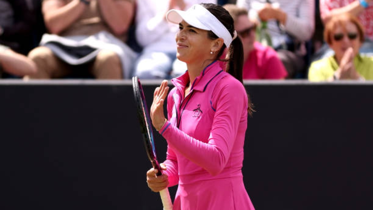 Ajla Tomljanovic en el WTA Birmingham 2024. Foto: Getty