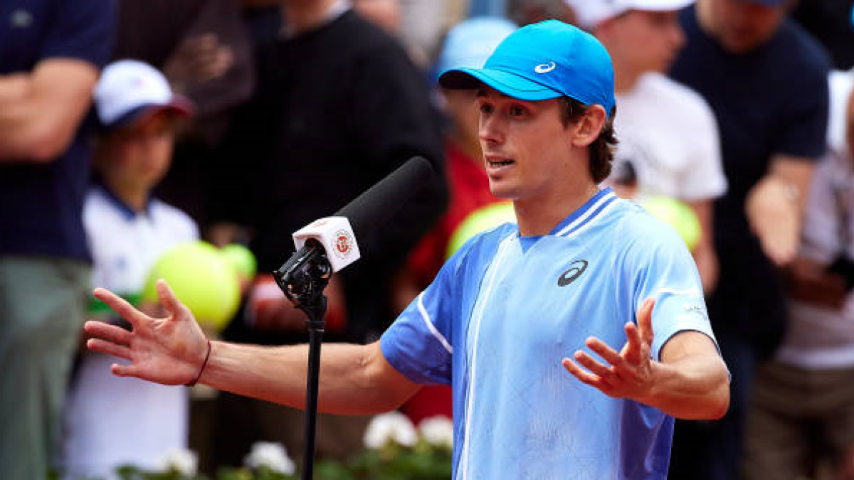 Alex de Miñaur en Roland Garros 2024. Foto: getty