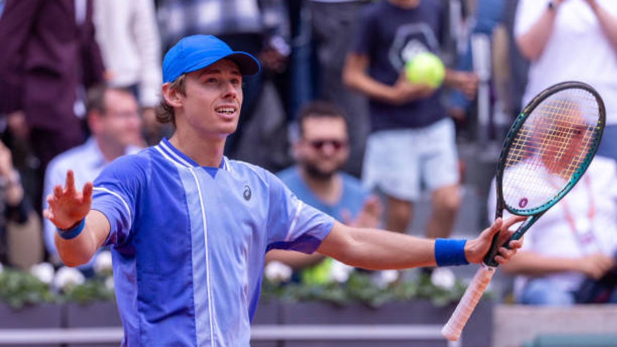 Alex de Miñaur, en Roland Garros 2024. Foto: gettyimages