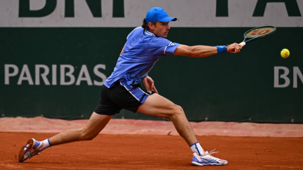Álex de Miñaur, en Roland Garros 2024. Foto: gettyimages
