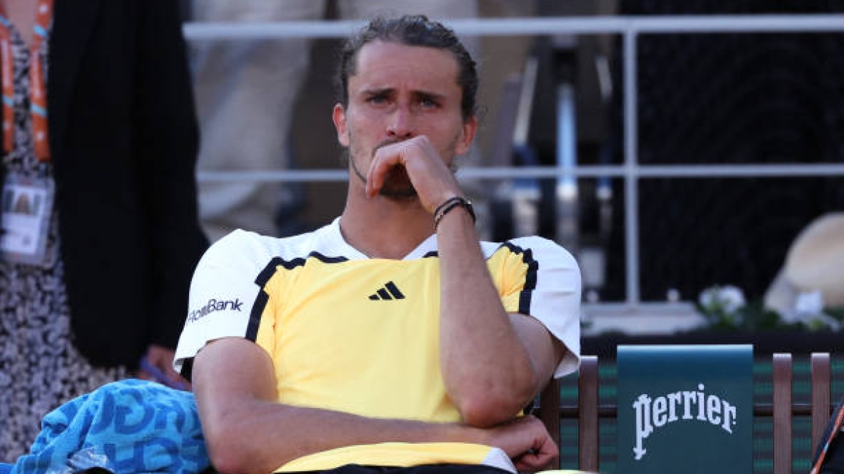 Alexander Zverev, finalista en Roland Garros 2024. Foto: Getty