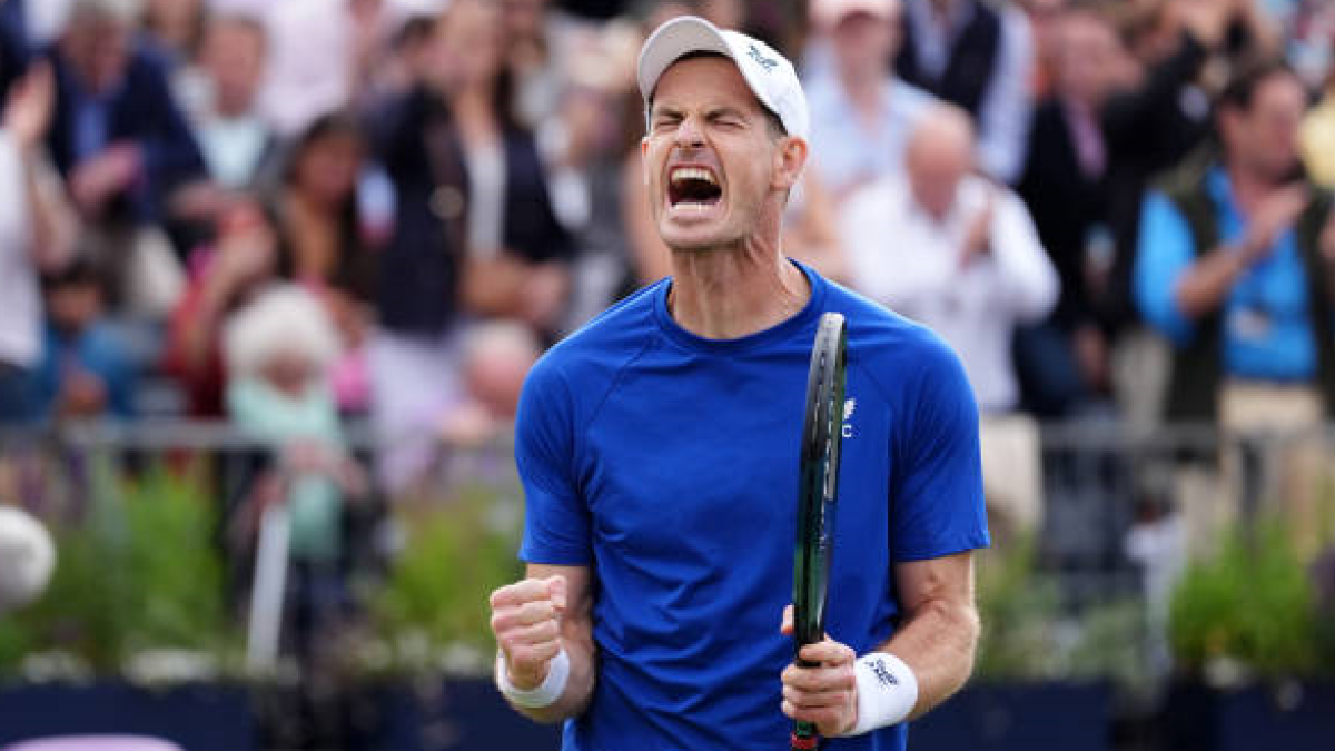 Andy Murray en el ATP de Queen's 2024. Foto: getty