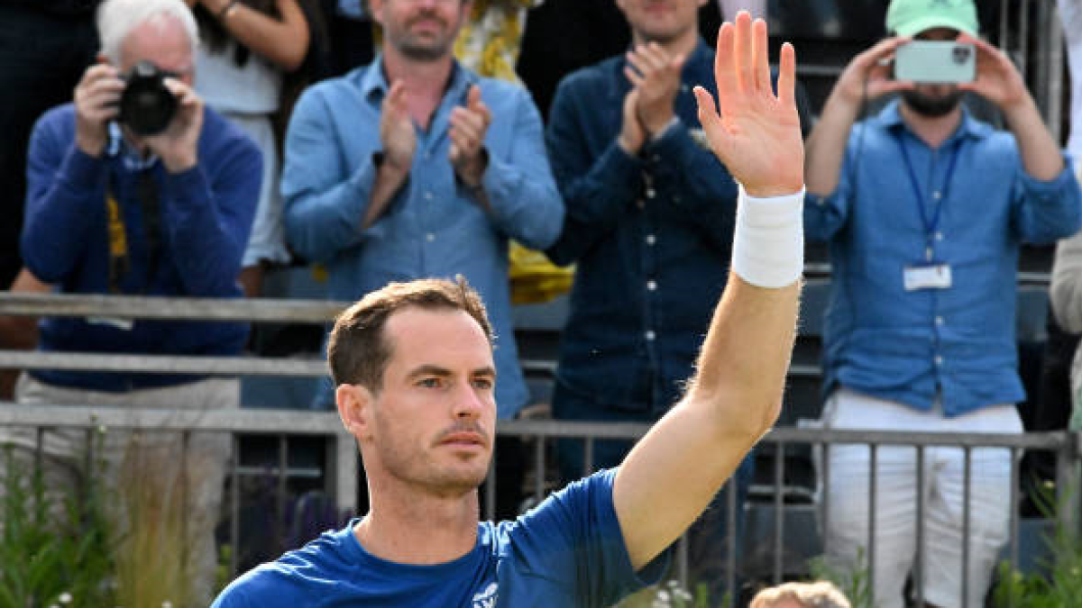 Andy Murray en Queen's 2024. Foto: getty