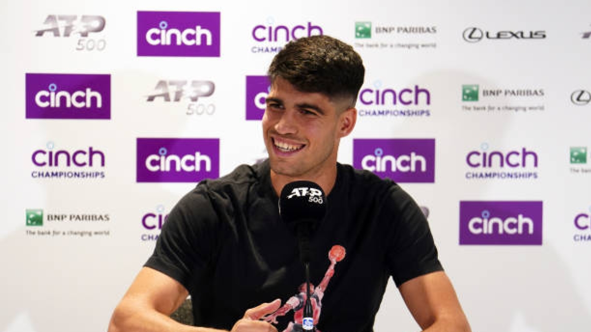 Alcaraz, fiesta. Foto: gettyimages