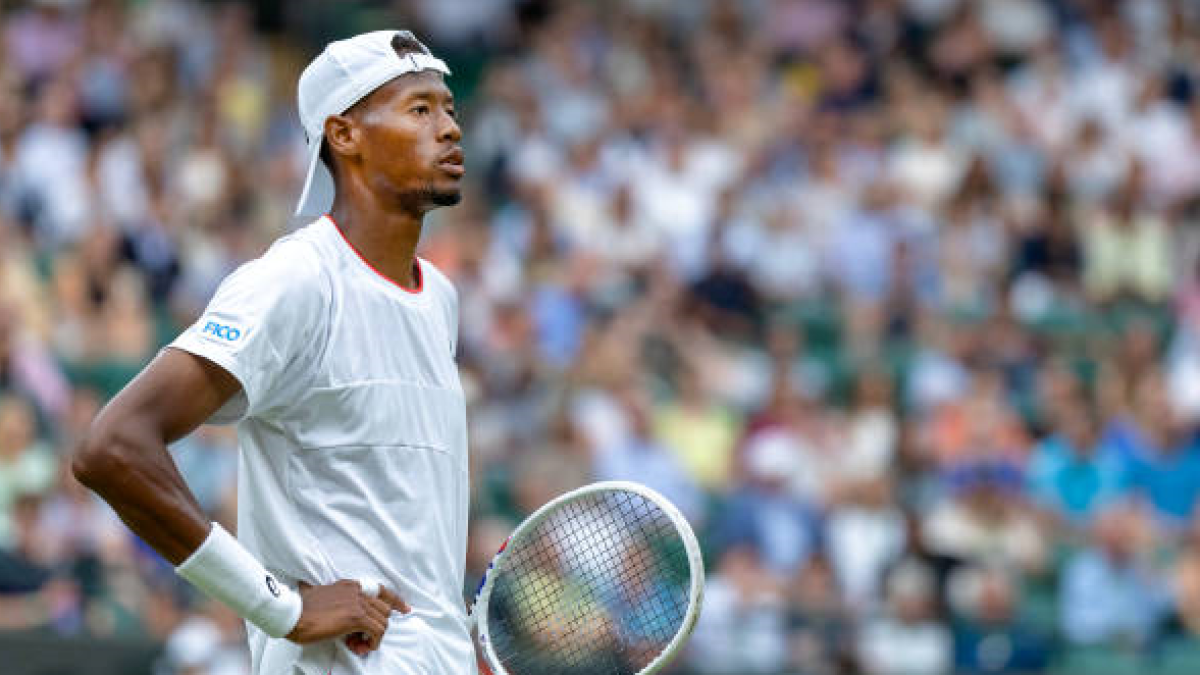 Christopher Eubanks en Wimbledon 2023. Foto: getty