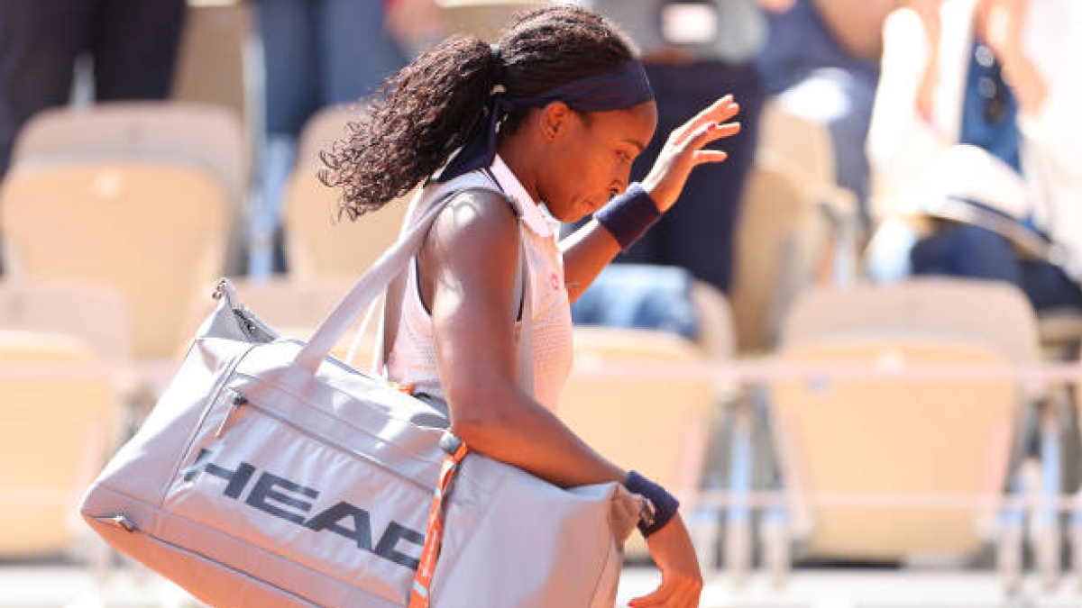 Coco Gauff en Roland Garros 2024. Foto: Getty