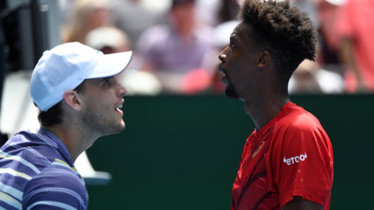 Dominic Thiem y Gael Monfils. Foto: Getty