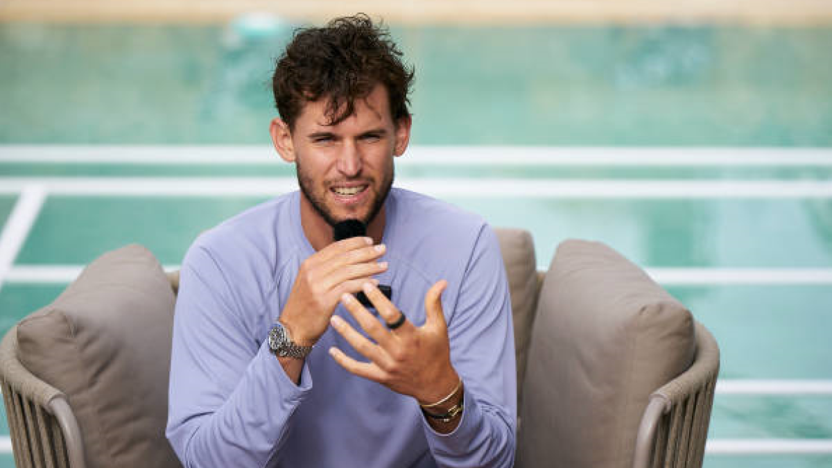 Dominic Thiem en el ATP de Mallorca 2024. Foto: getty