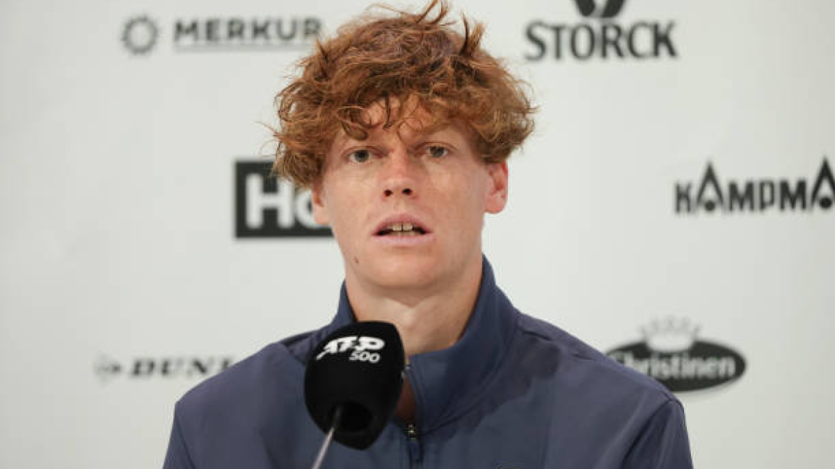 Jannik Sinner en el ATP Halle 2024. Foto: Getty