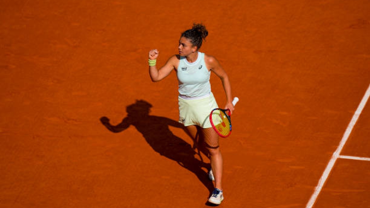 Jasmine Paolini en Roland Garros 2024. Foto: Getty
