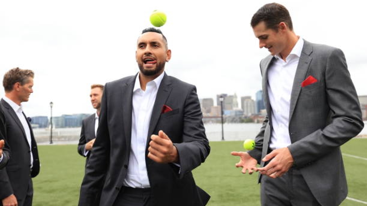 Nick Kyrgios y John Isner.