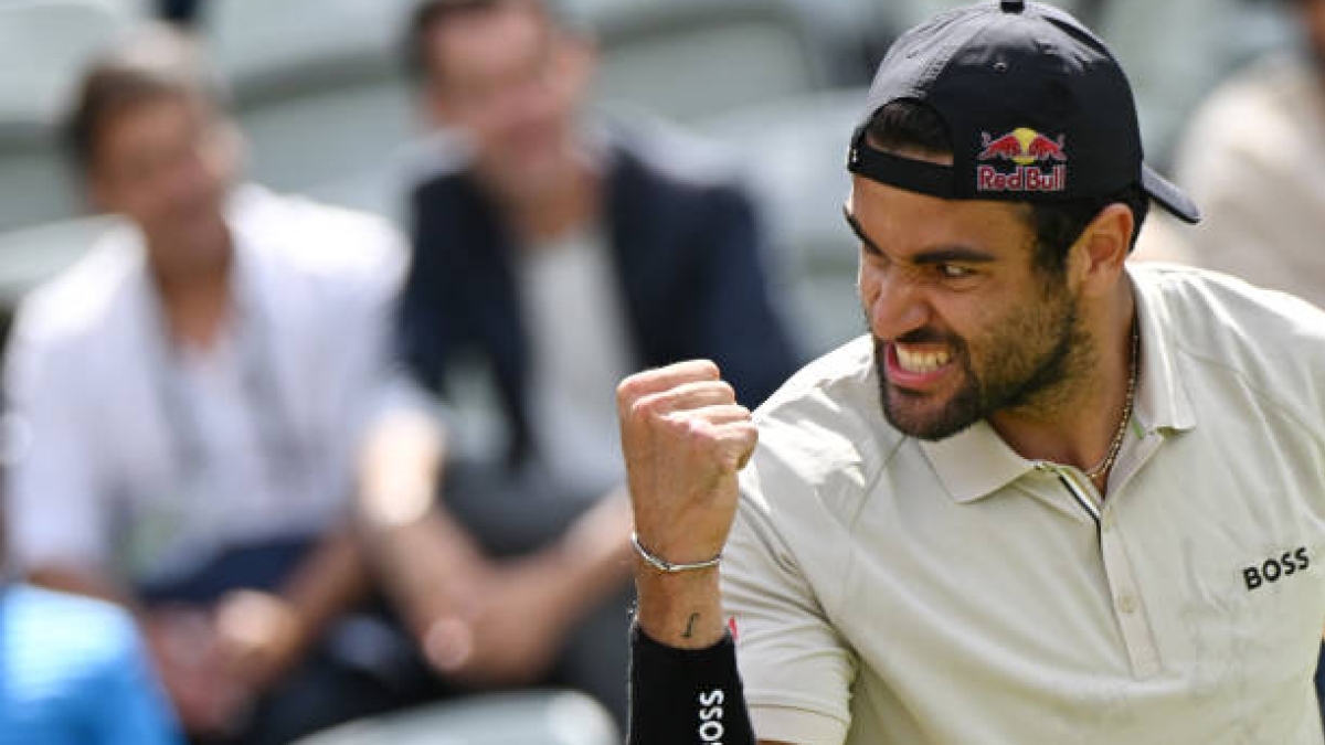 Matteo Berrettini en el ATP Stuttgart 2024. Foto: Getty