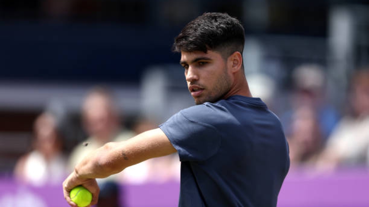 Carlos Alcaraz, cabeza de serie en Wimbledon 2024. Foto: gettyimages