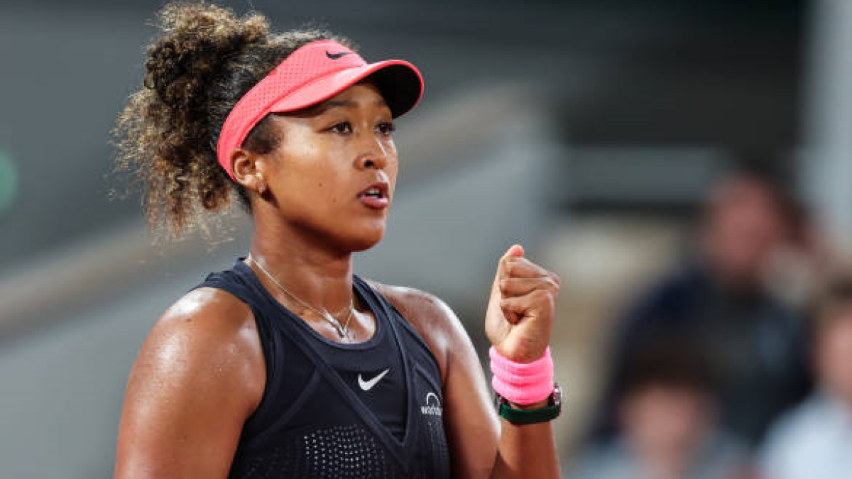 Naomi Osaka en Roland Garros 2024. Foto: getty