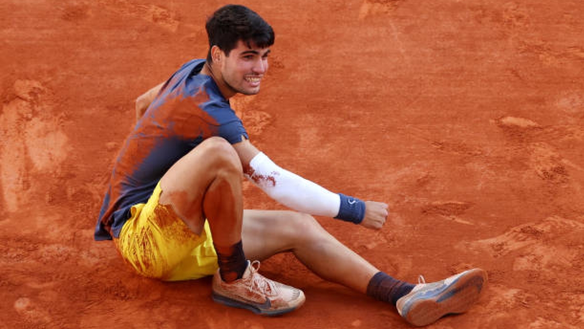 Race ATP: Alcaraz, al tercer puesto. Foto. gettyimages
