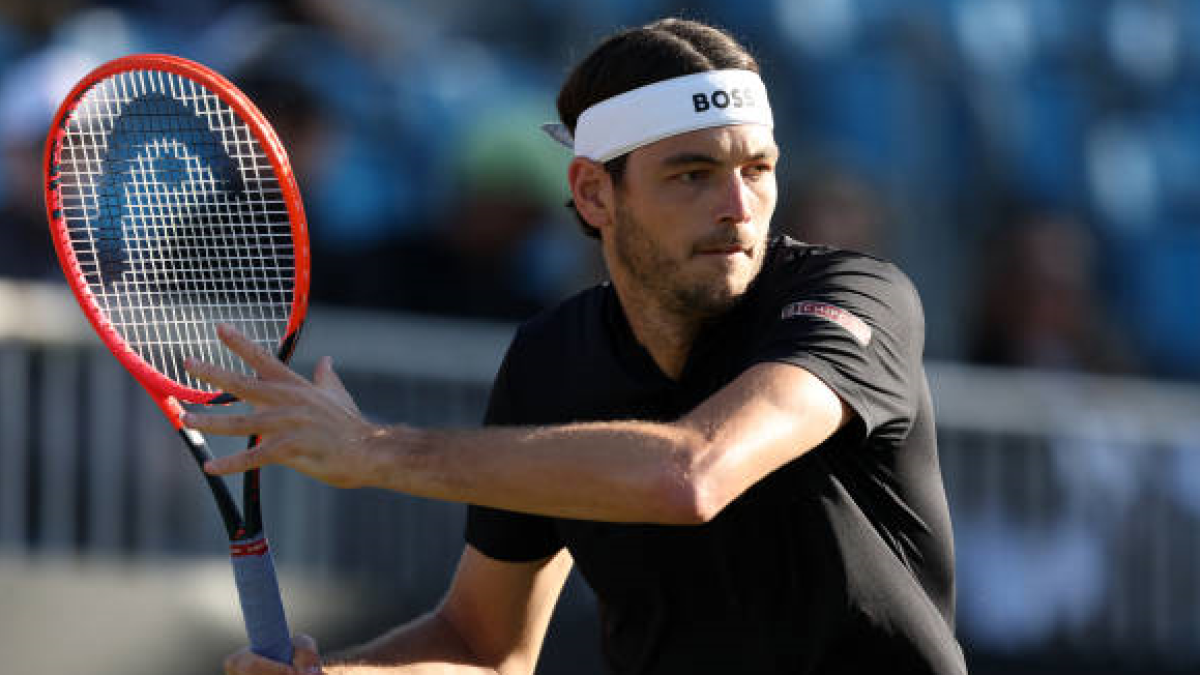 Taylor Fritz en el ATP de Eastbourne 2024. Foto: getty