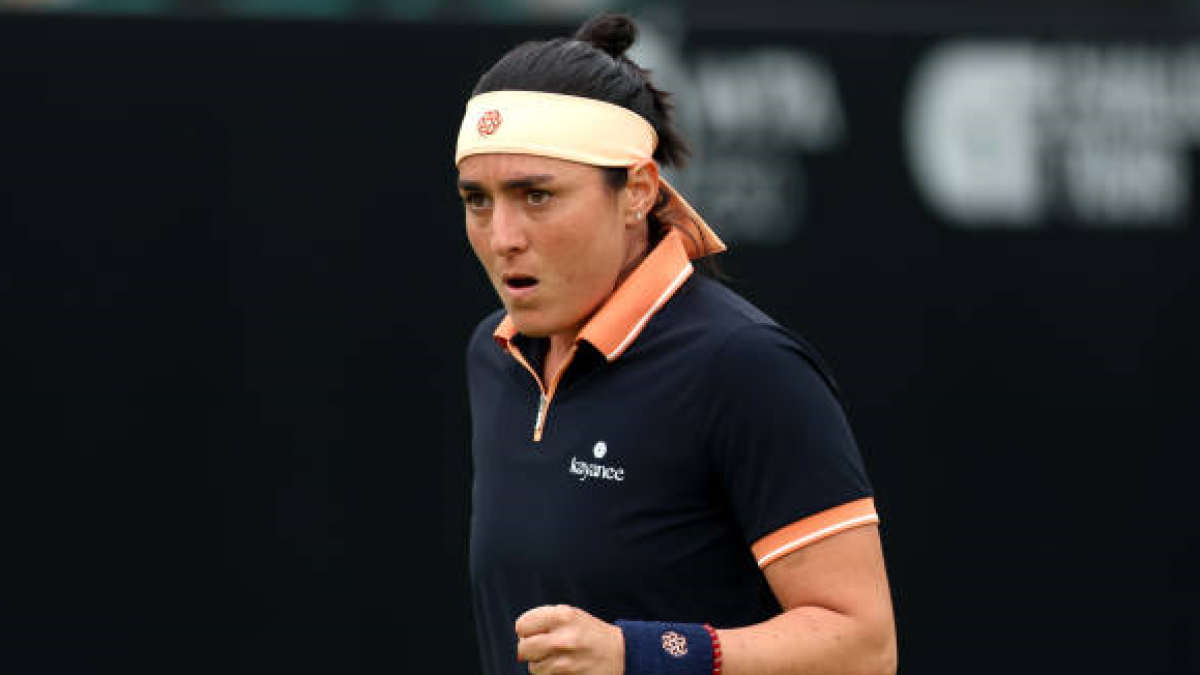 Ons Jabeur en el WTA de Nottingham 2024. Foto: getty
