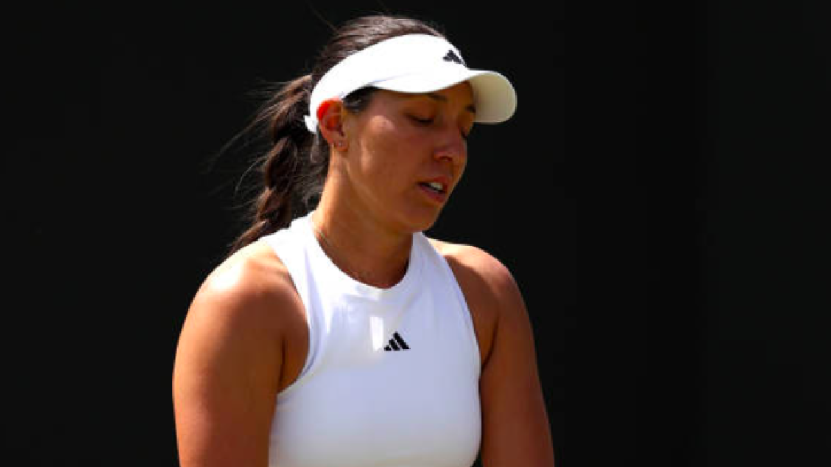Jessica Pegula, eliminada en Wimbledon. Fuente: Getty