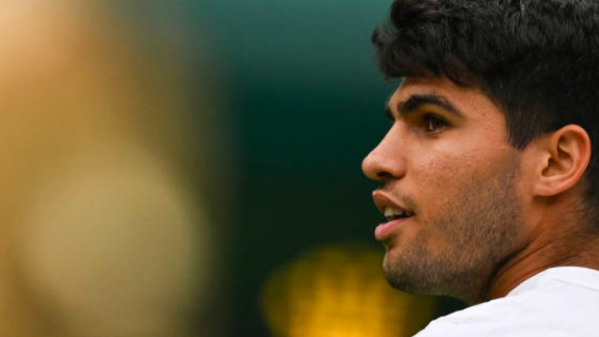 Carlos Alcaraz habló de sus rutinas en Wimbledon. Fuente: Getty
