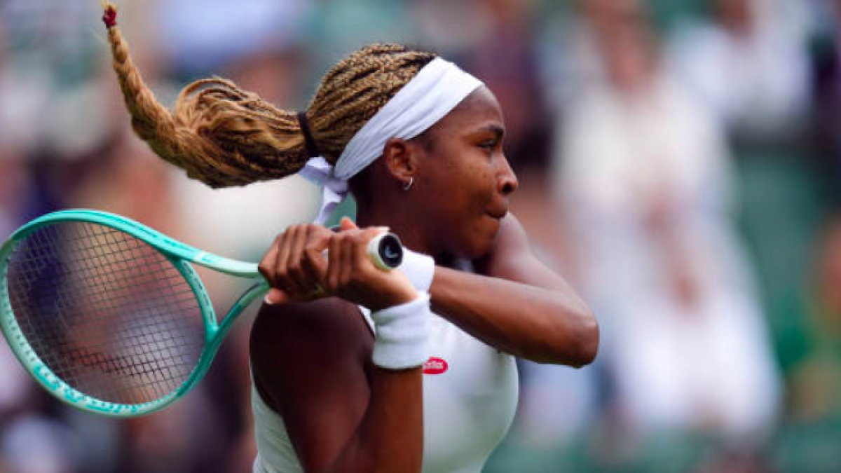 Coco Gauff supera el debut en Wimbledon.