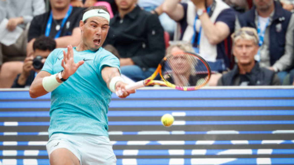 Nadal entrena a la espera de confirmar su presencia en semifinales en Bastad. Foto: Gettyimages