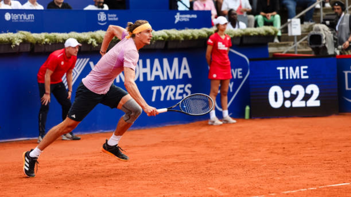Alexander Zverev, finalista en Hamburgo. Foto: gettyimages