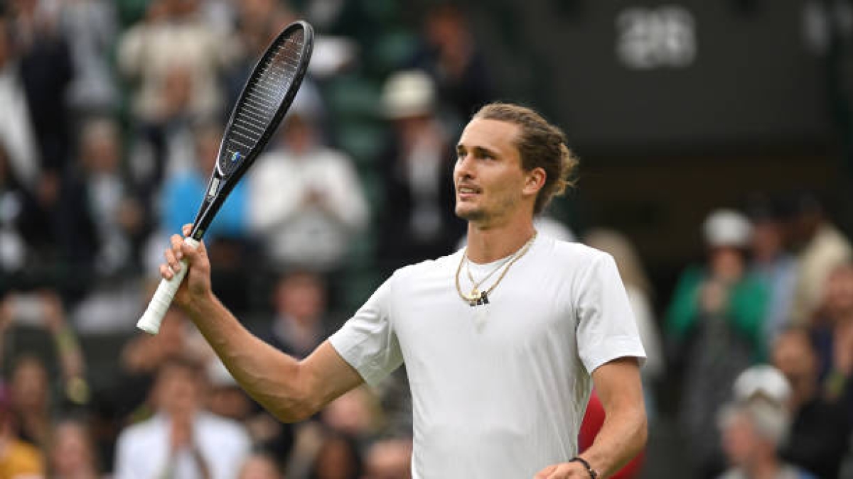 Alexander Zverev habla de Guardiola en Wimbledon 2024. Foto: gettyimages