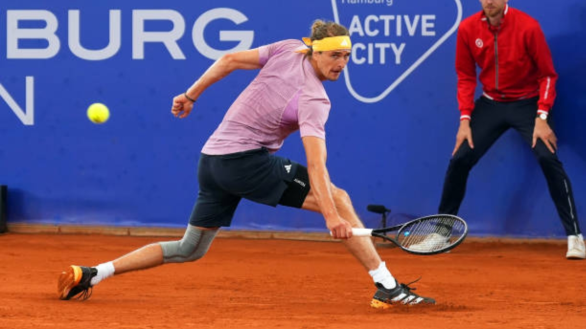 Alexander Zverev, en Hamburgo 2024. Foto: gettyimages