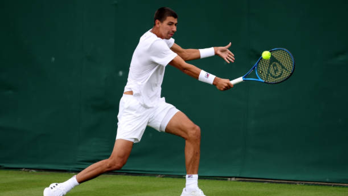 Alexei Popyrin, en Wimbledon 2024. Foto: gettyimages