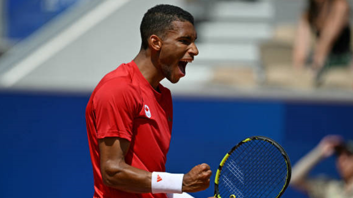 Felix Auger-Aliassime en los Juegos Olímpicos de París 2024. Foto: getty