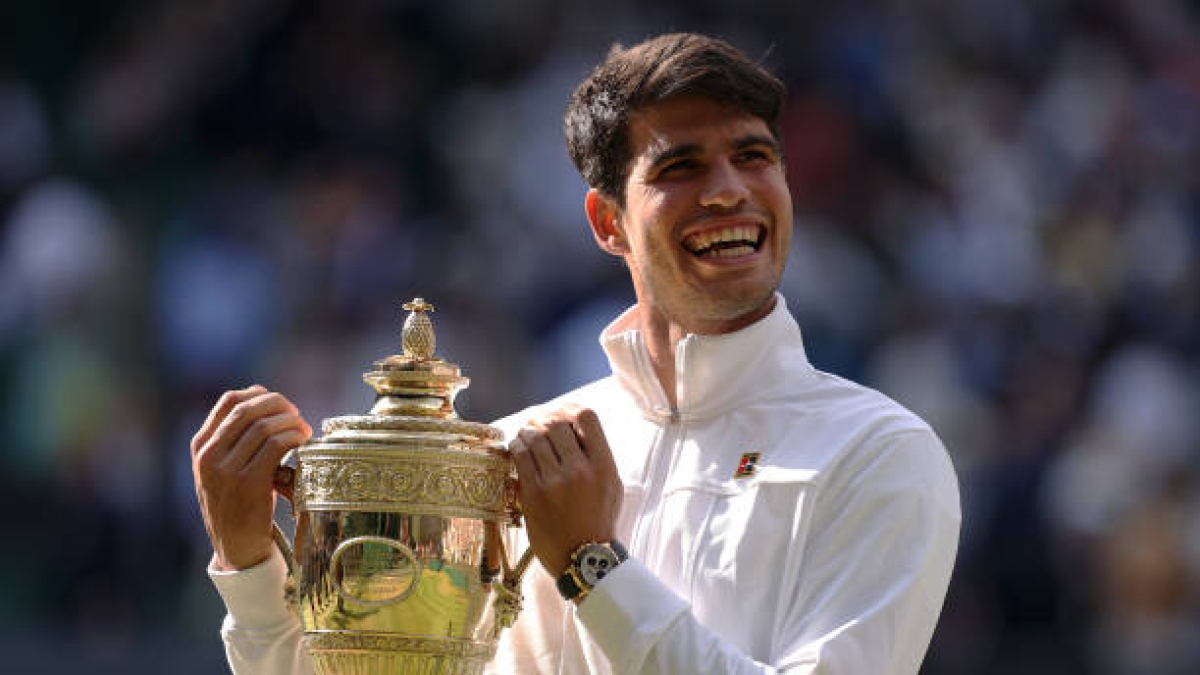 Carlos Alcaraz, único en la historia en un gran éxito. Foto: gettyimages