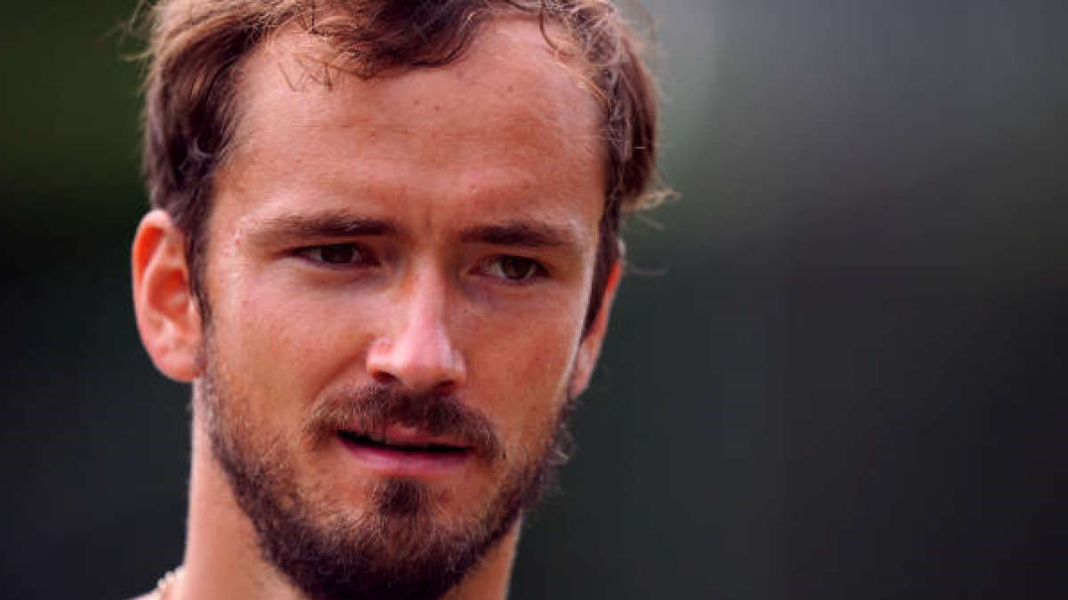 Daniil Medvedev en Wimbledon 2024. Foto: getty