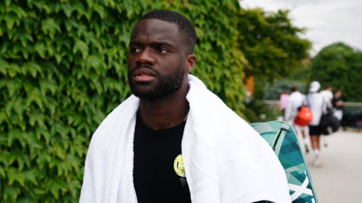 Frances Tiafoe en Wimbledon 2024. Foto: getty