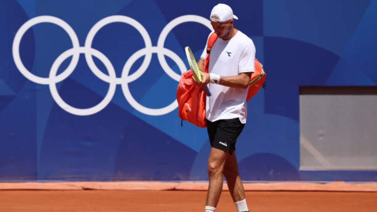 Jan-Lennard Struff, baja en los Juegos Olímpicos de París 2024. Foto: Getty