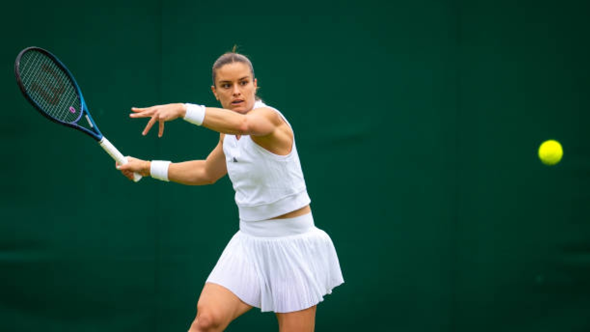 Maria Sakkari, candidata en Wimbledon 2024. Foto: gettyimages