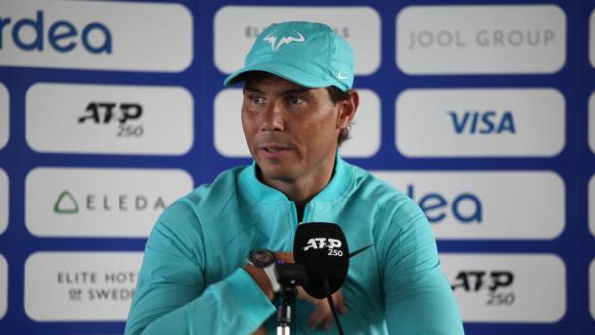 Rafael Nadal hace balance de su nivel en Bastad. Foto: gettyimages