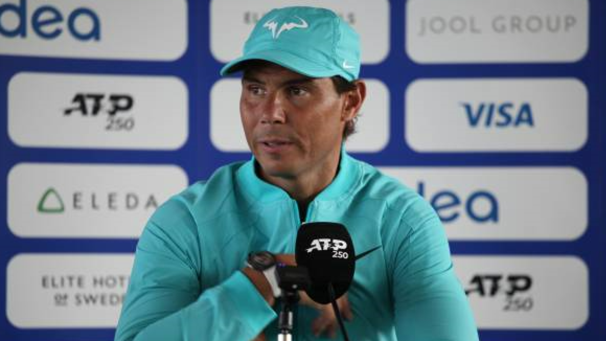 Rafa Nadal en el ATP de Bastad 2024. Foto: getty
