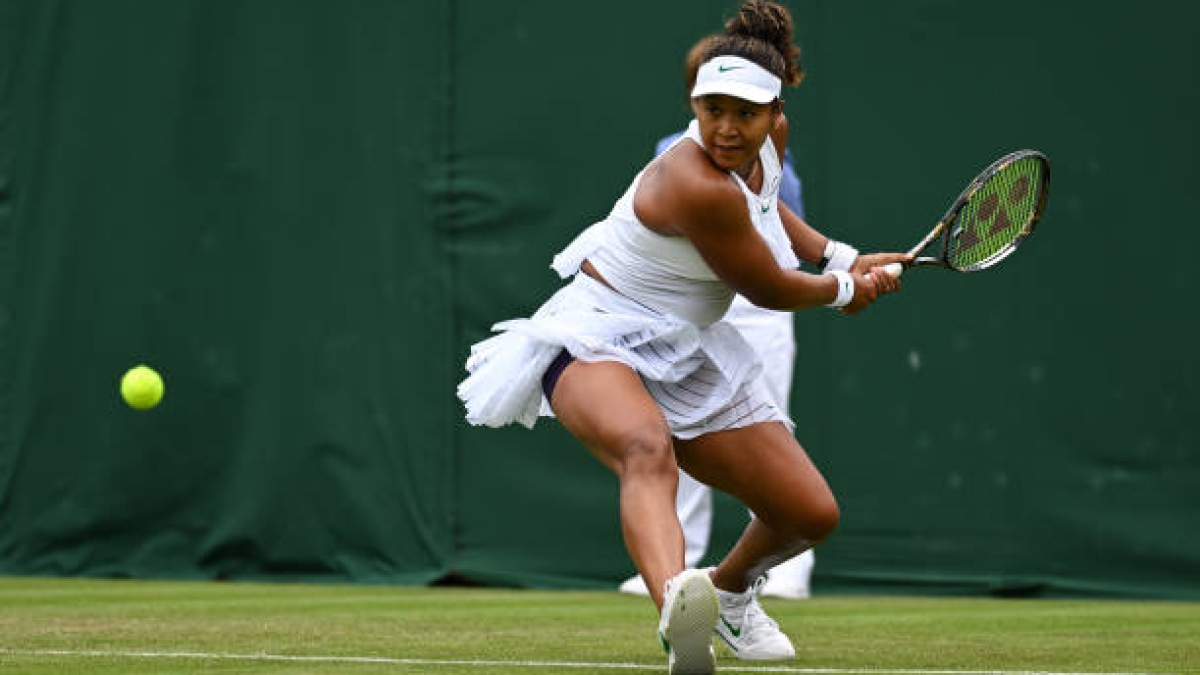 Naomi Osaka, en Wimbledon 2024. Foto: gettyimages