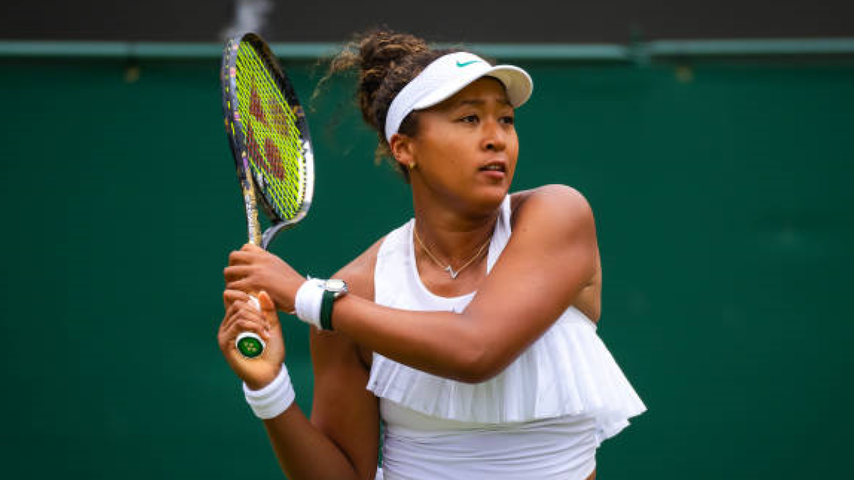 Naomi Osaka en Wimbledon 2024. Foto: getty