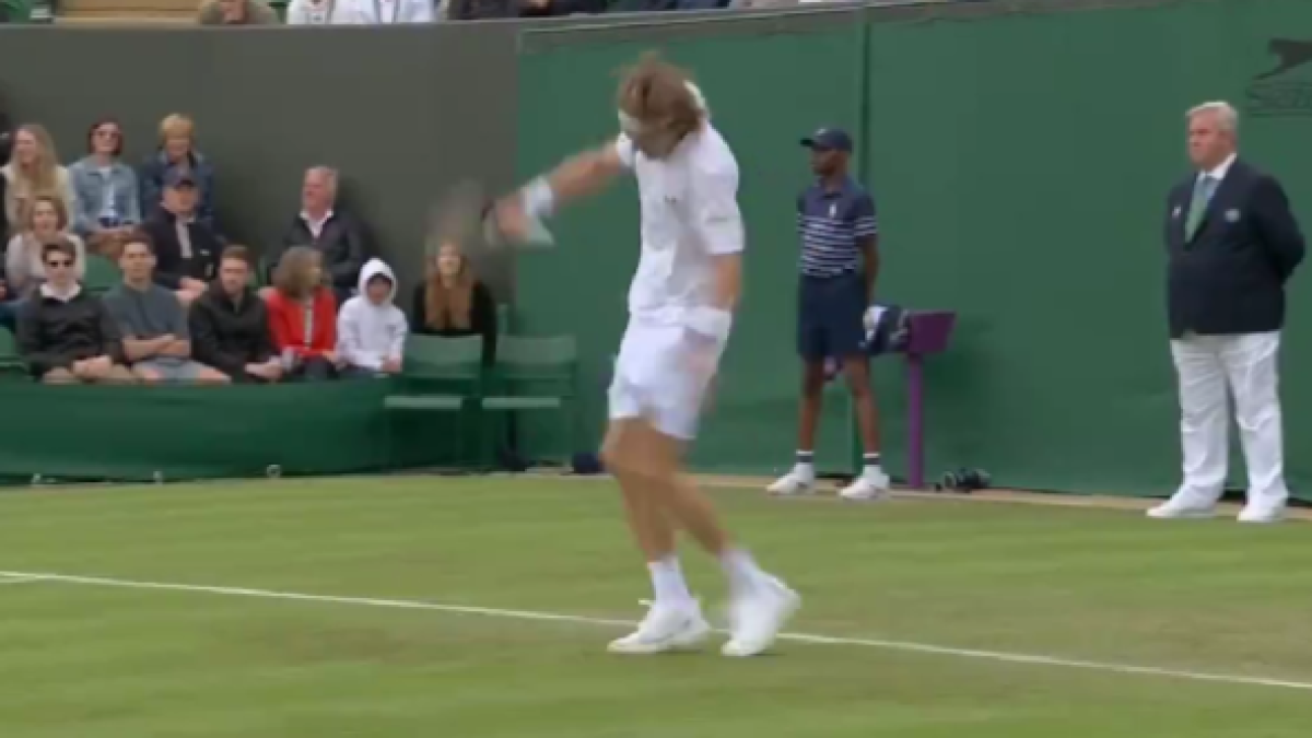 Andrey Rublev, locura. Foto: gettyimages