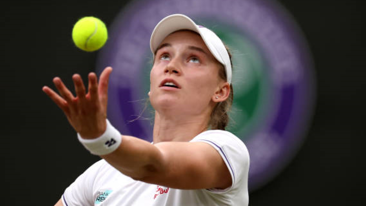 Elena Rybakina en Wimbledon 2024. Foto: getty