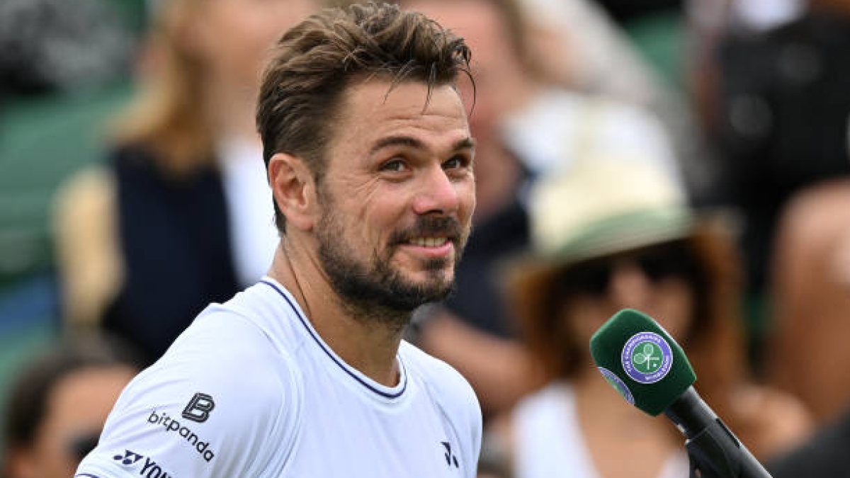 Stan Wawrinka, en Wimbledon 2024. Foto: gettyimages